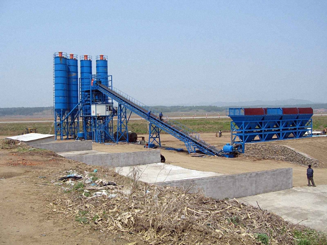 HZS120 Concrete Batching Plant