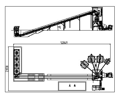 HZS120 Concrete Batching Plant 