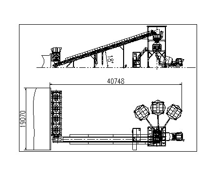 HZS180 Concrete Batching Plant