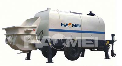 HBT80S1813-110 Trailer Concrete Pump