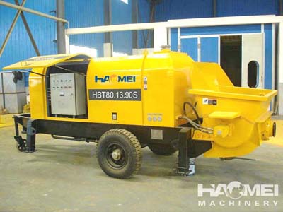 HBT80S1813-145R Trailer Concrete Pump