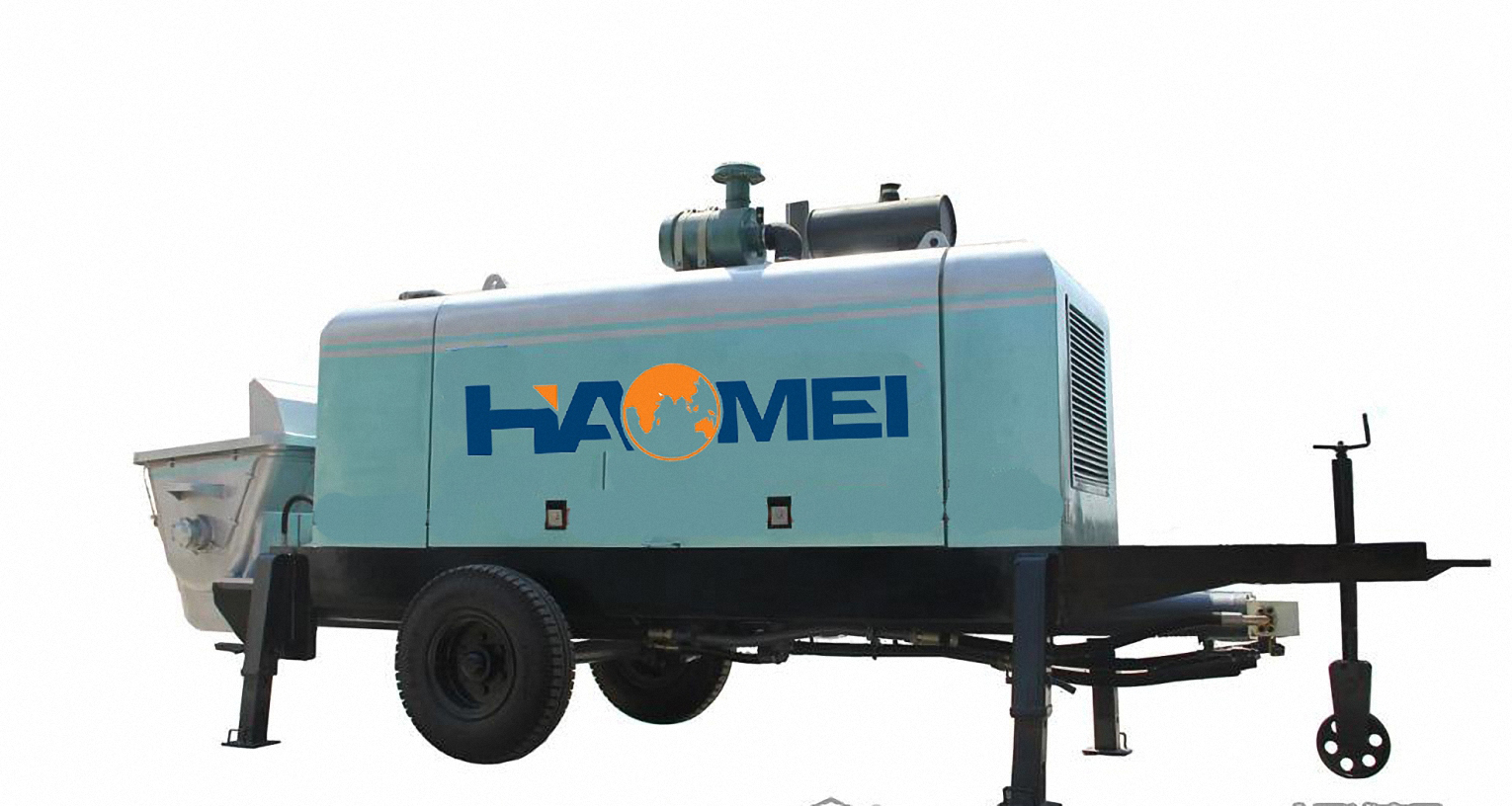 Haomei concrete pumps sell well all over the world