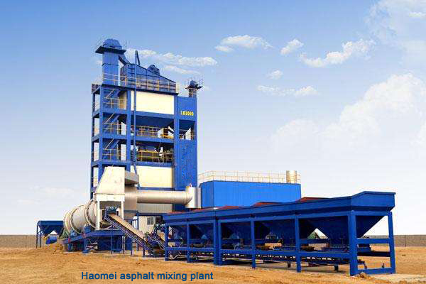 mobile asphalt mixing plant