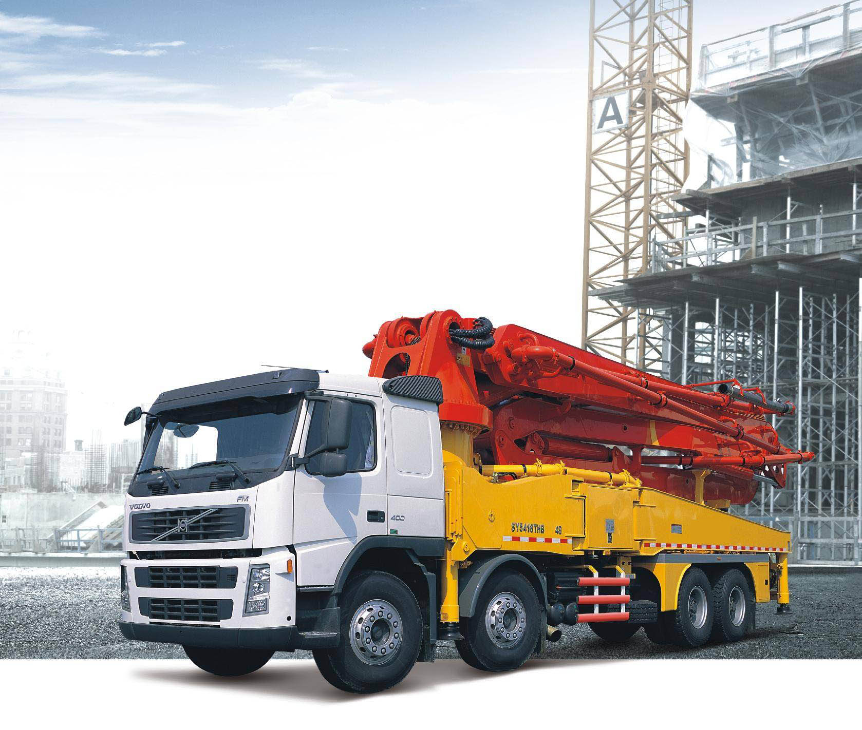 Operation procedures of concrete pump truck for sale