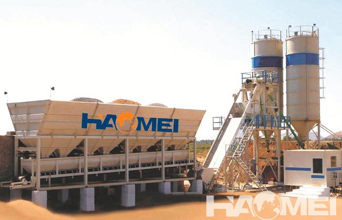 New free base type concrete batch plant for sale