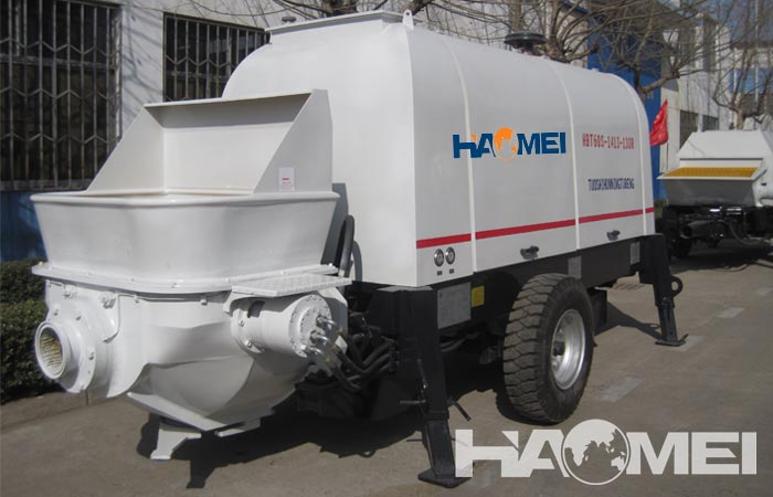 concrete pump trailer