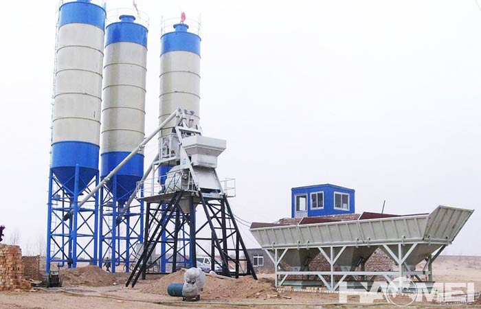 hzs60 concrete batching plant