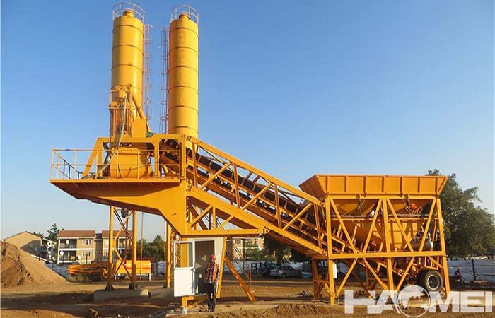 mobile concrete batching plant