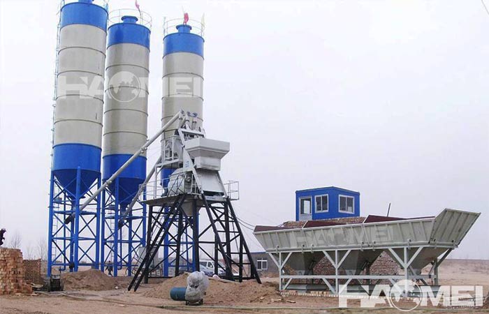 bucket type concrete batching plant