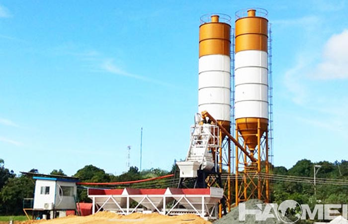 hzs25 stationary batching plant