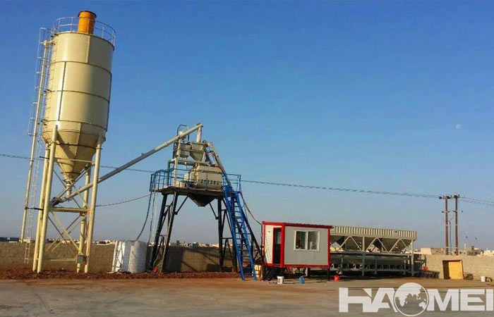 half cubic meter concrete plant