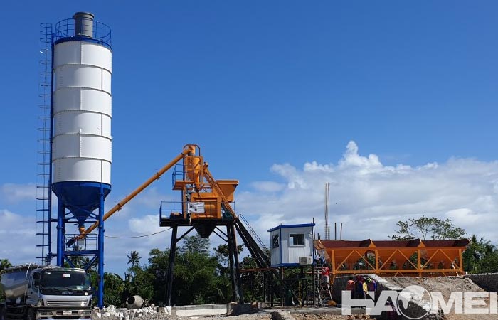 mini mix concrete plant for sale