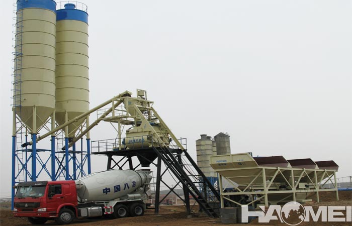 automatic concrete batching plant