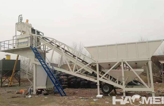 mobile precast concrete batch plants