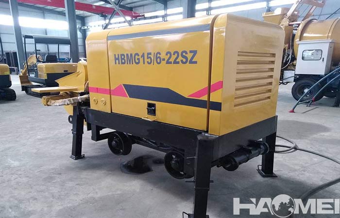 HBT series concrete pump trailer for sale