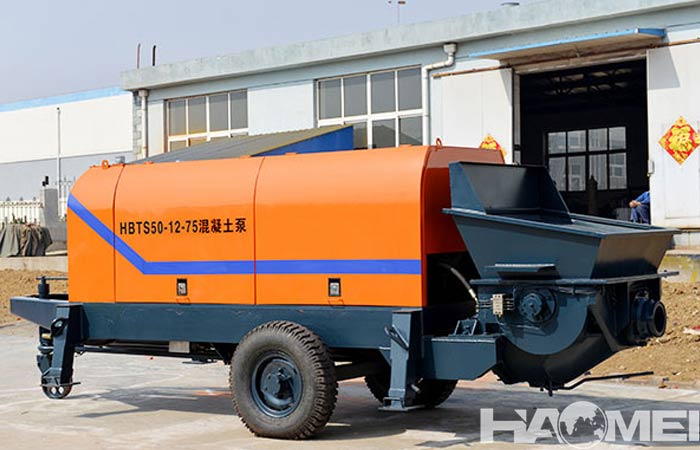 mobile concrete pump