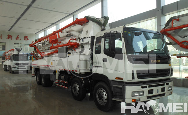 New concrete pump truck price