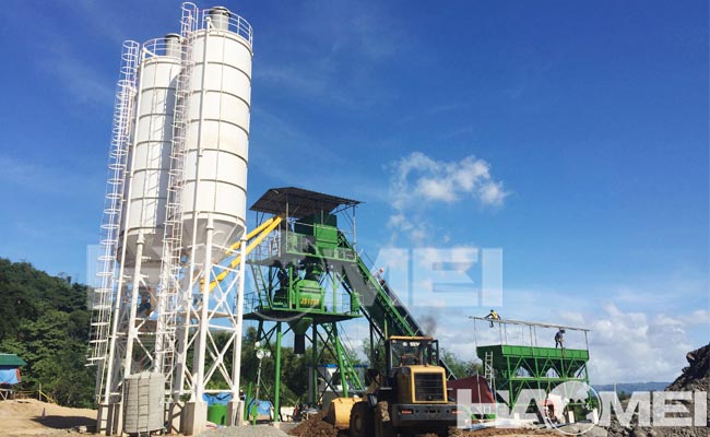 stationary concrete plant