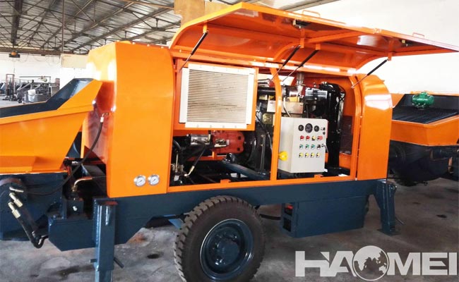 stationary concrete pump