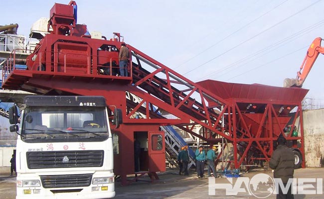 mini mobile batching plant price