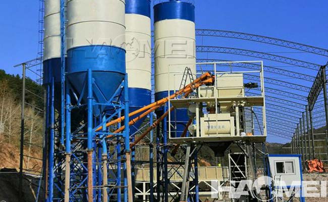 automated concrete batching plant