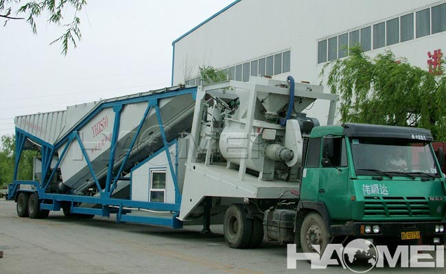 concrete portable batching plant