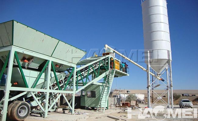 mobile ready mix plant