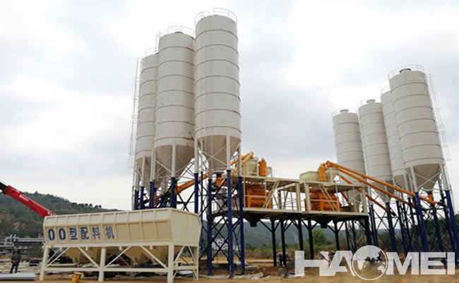 industrial machinery concrete batching plant