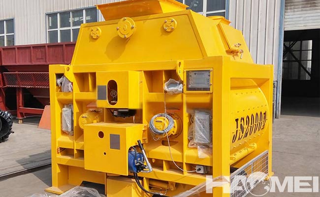 large concrete mixer