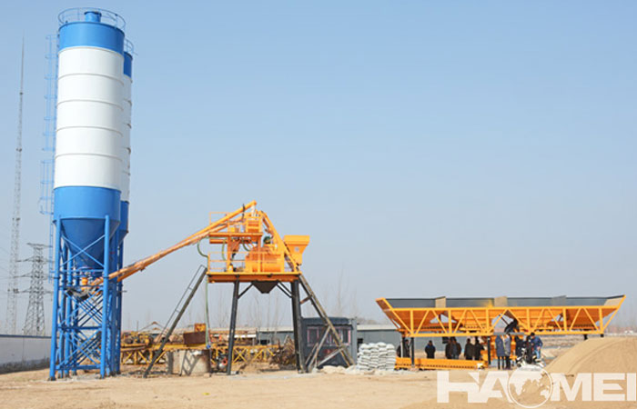 small concrete batch plant