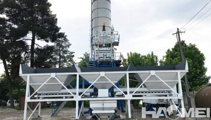 simple concrete batching plant