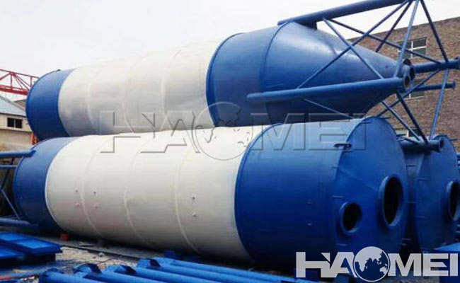 concrete batching plant cement silo