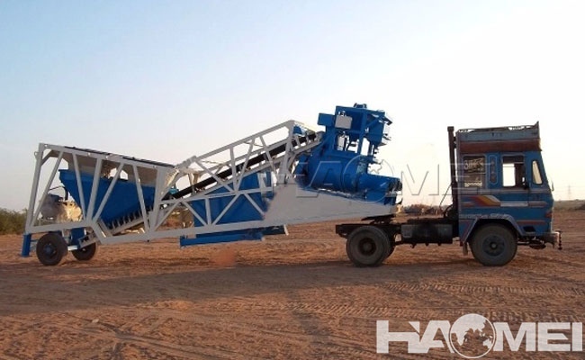 small mobile concrete batching plant