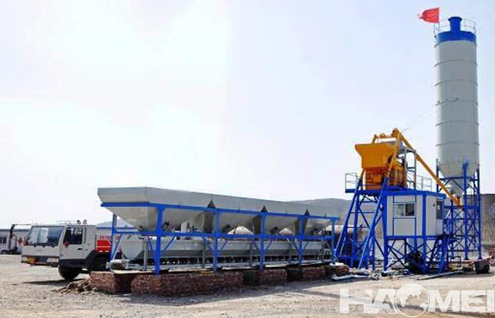 small ready mix concrete plant