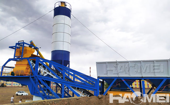 small portable concrete batching plant for sale