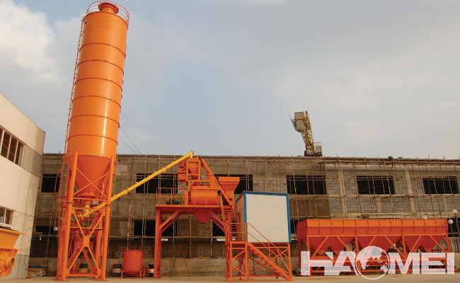 skip hoist concrete batching plant factory