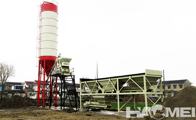 skip load concrete batching plant