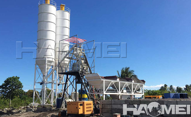 easy to transport concrete batching plant