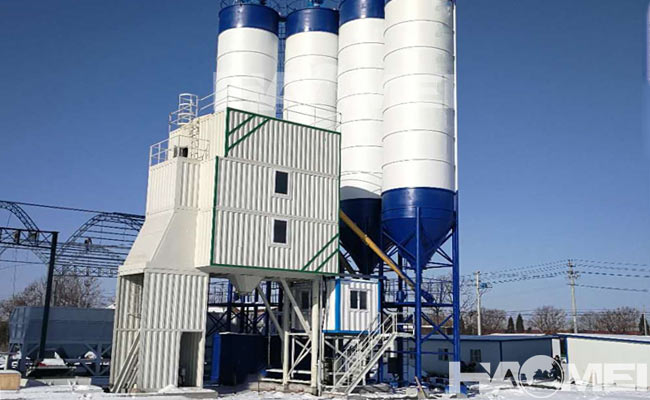 large full automatic concrete batching plant