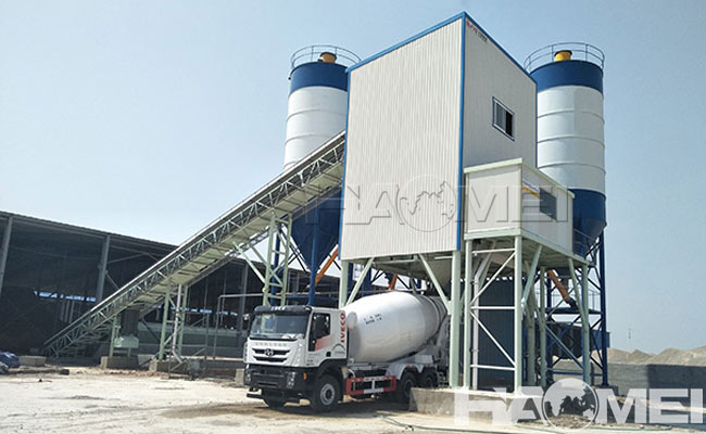 belt conveyor concrete batching plant