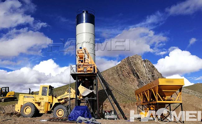 mini mix concrete batch plant