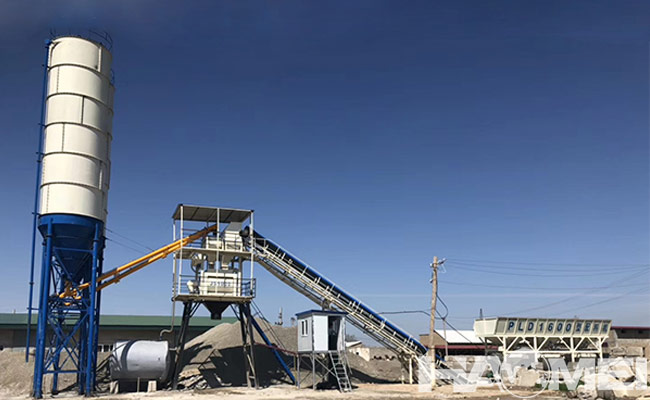 low price mini concrete batching plant