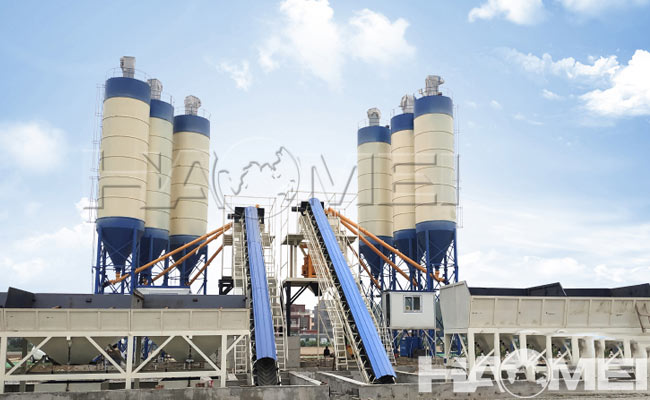 dust control of concrete batching plant