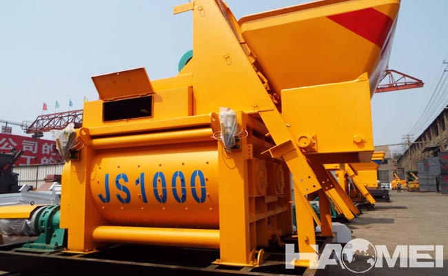automatic concrete mixer