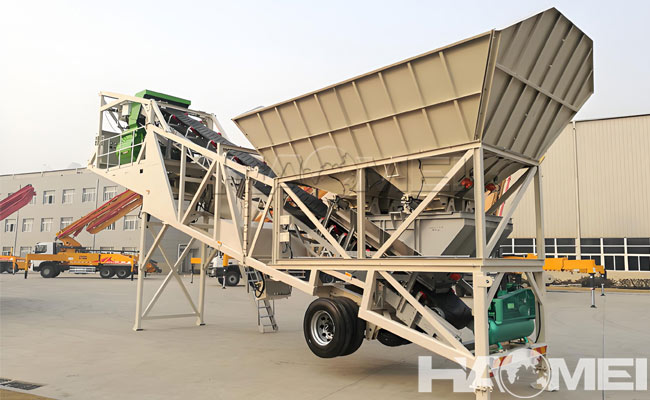 mini mobile concrete plant