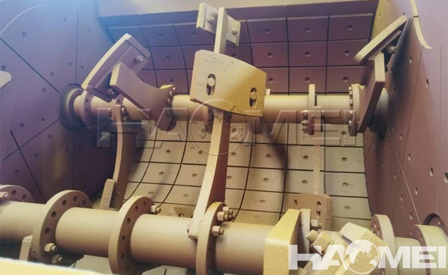 twin shaft concrete mixer components