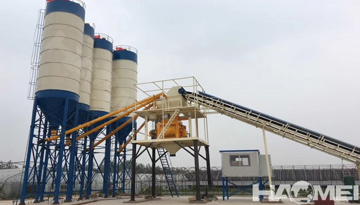 belt concrete batching plant