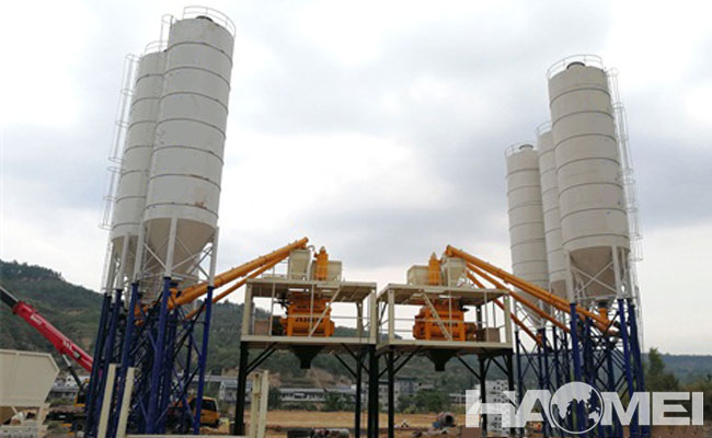 automatic ready mixed concrete batching plant