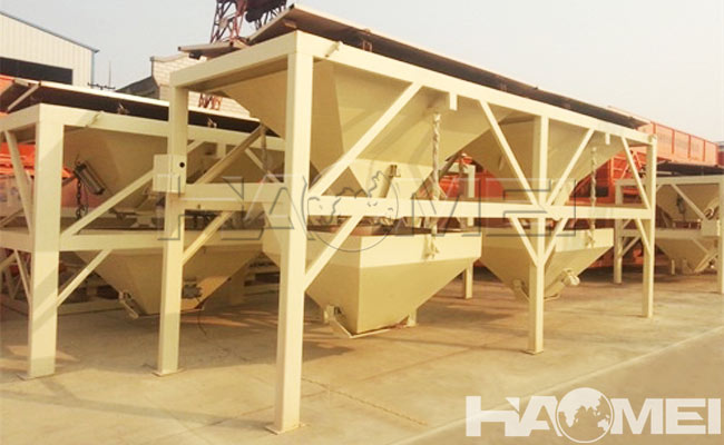 batching plant aggregate bin