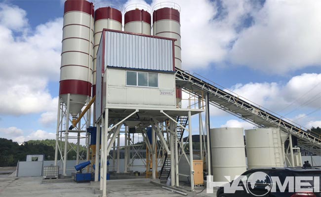 concrete batch mix plant